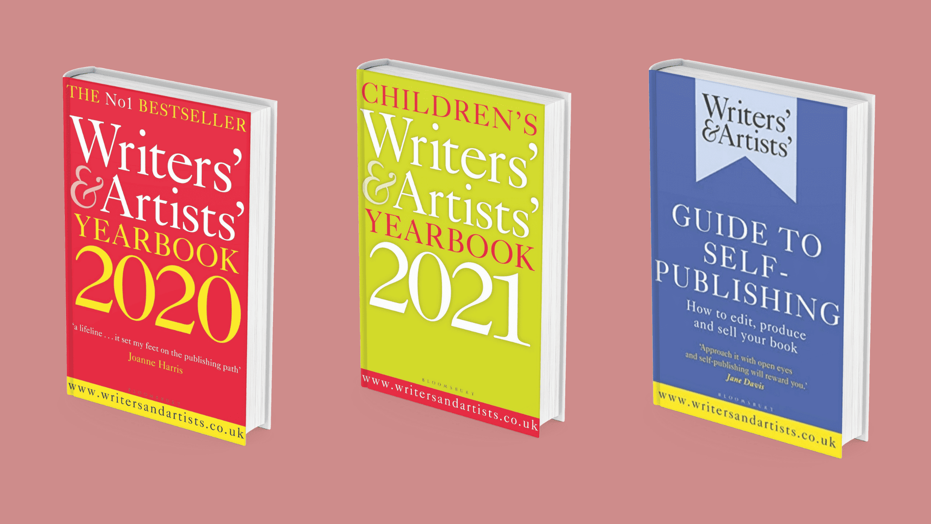 Writers' and artists' yearbook blog banner