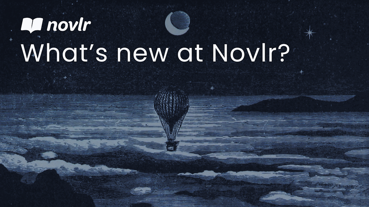 What's new at Novlr blog header