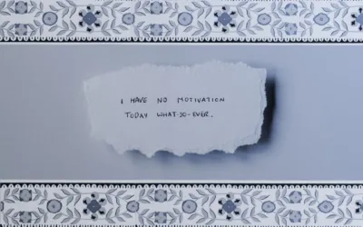 What to Do When Motivation Is Lacking